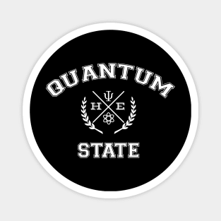 Nerdy Science Quantum State Shirt Magnet